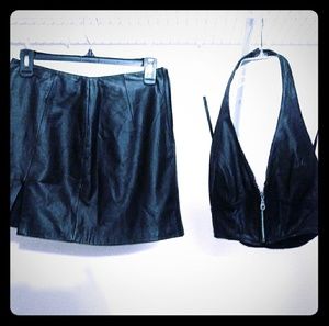 Leather Biker outfiy